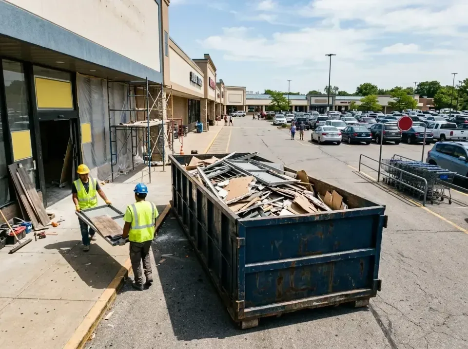 retail-store-renovation-debris-003 — frequently asked questions, Roll-off Dumpster Rentals in Forney, TX
